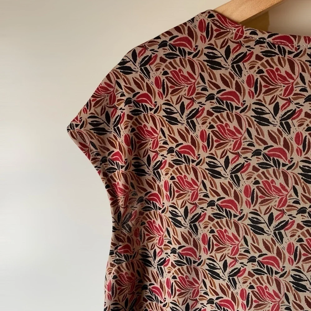 Women’s Charter Club Sleeveless Blouse Top Floral XL - Picture 6 of 12